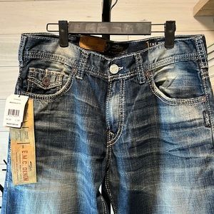 NWT MENS SILVER JEANS